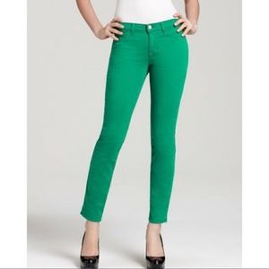 J Brand emerald skinny jeans size 32